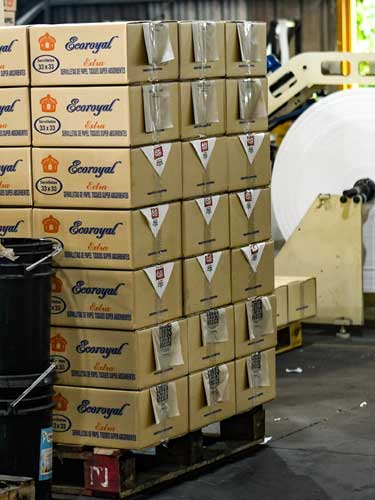 Ecoroyal imprenta de servilletas de papel